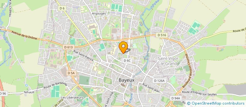 localisation de l'entreprise MARELLE  BAYEUX