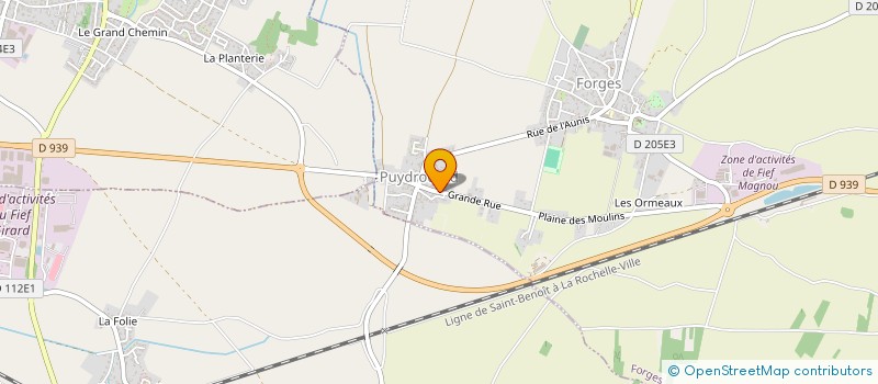 localisation de l'entreprise MARELLE BLEUE  FORGES