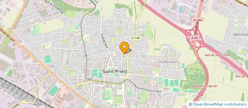 localisation de l'entreprise MARELLE ET TOBOGAN  SAINT-PRIEST