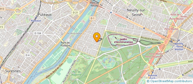 localisation de l'entreprise MARELLE IMMO à NEUILLY-SUR-SEINE