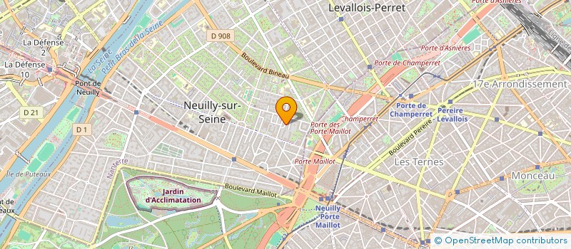 localisation de l'entreprise MARELLINE à NEUILLY-SUR-SEINE