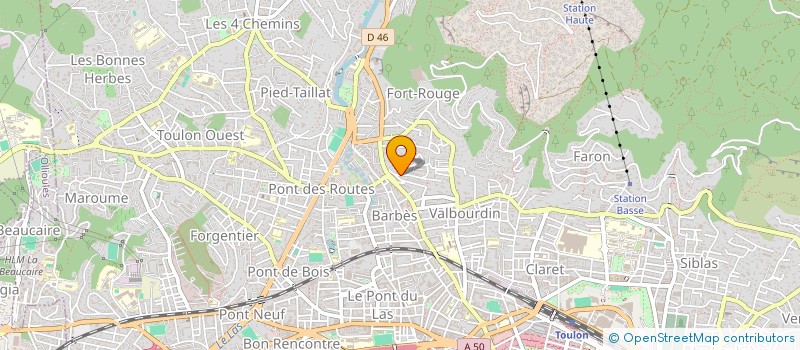 localisation de l'entreprise MARELO  TOULON