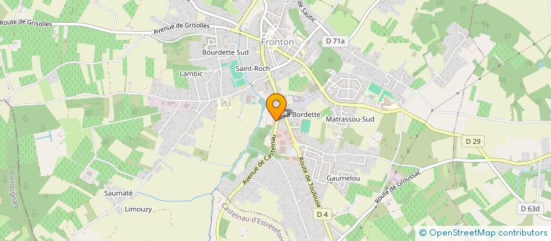 localisation de l'entreprise MARELO INVEST  FRONTON