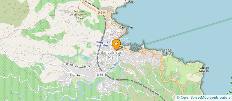 localisation de l'entreprise MARELS à BANYULS-SUR-MER
