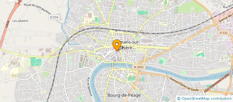 localisation de l'entreprise MARELSA S A R L à ROMANS-SUR-ISERE