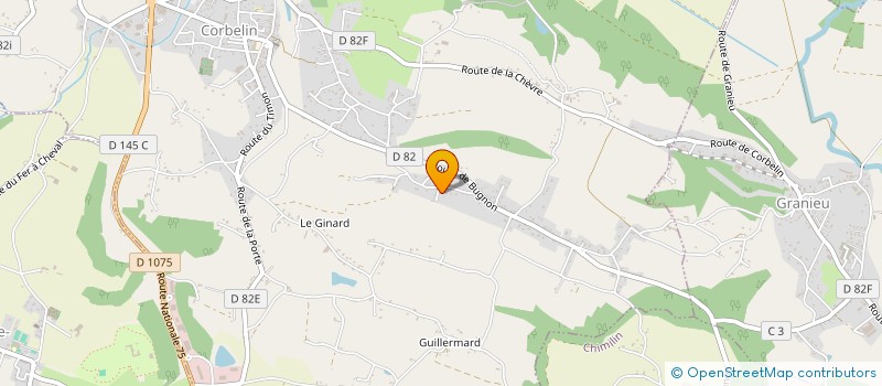 localisation de l'entreprise MAREM 2B  CORBELIN