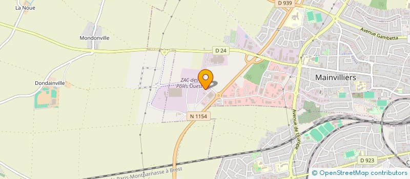 localisation de l'entreprise MAREM à MAINVILLIERS