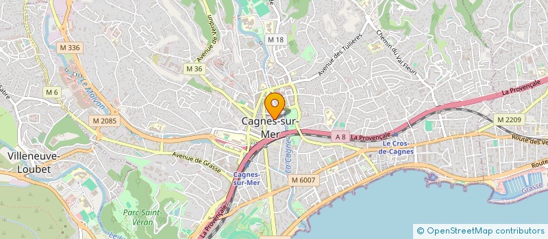 localisation de l'entreprise MAREMAR à CAGNES-SUR-MER