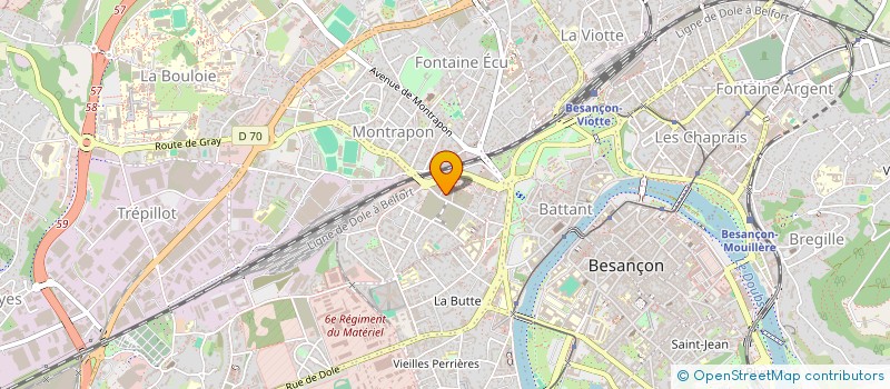 localisation de l'entreprise MAREMI  BESANCON