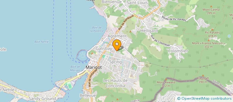 localisation de l'entreprise MAREMONTI à SAINT-MARTIN