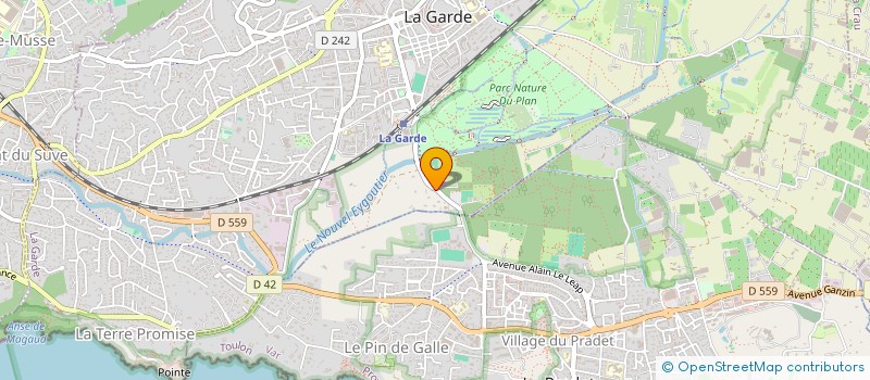 localisation de l'entreprise MARENA à LA GARDE