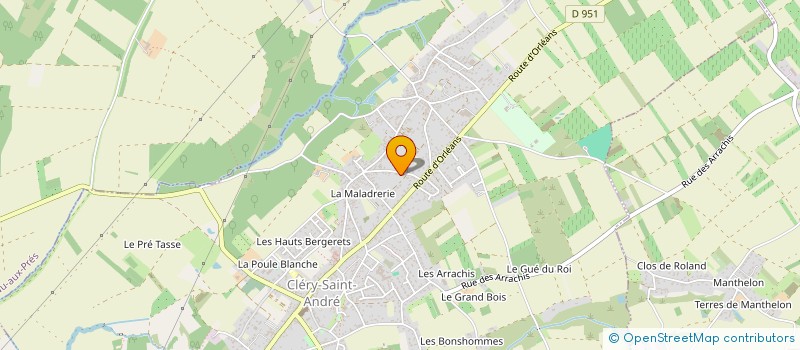 localisation de l'entreprise MARENALA à CLERY-SAINT-ANDRE