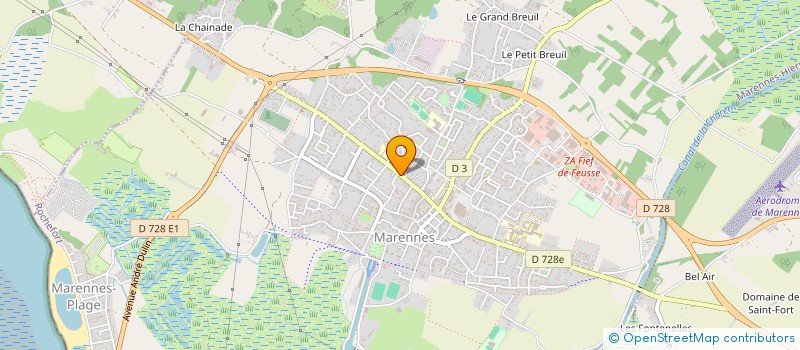 localisation de l'entreprise MARENCY à MARENNES-HIERS-BROUAGE