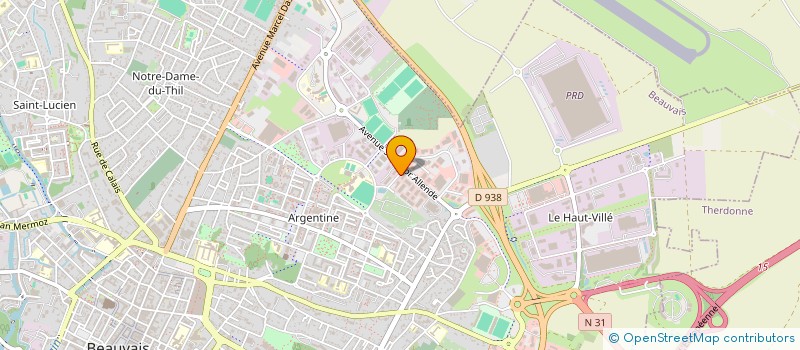 localisation de l'entreprise MARENGO  BEAUVAIS