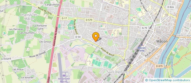 localisation de l'entreprise MARENGO AGENCEMENT à CHARNAY-LES-MACON