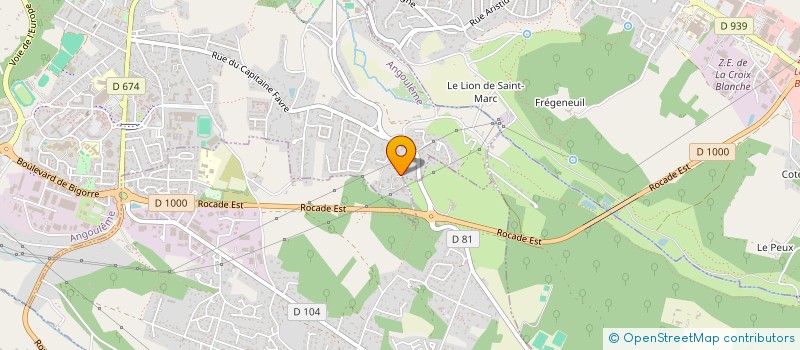 localisation de l'entreprise MARENGO IMMOBILIER à ANGOULEME