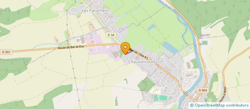 localisation de l'entreprise MARENLOU  CHAUVONCOURT