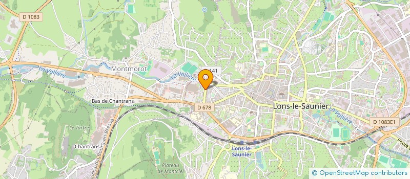 localisation de l'entreprise MAREO à LONS-LE-SAUNIER