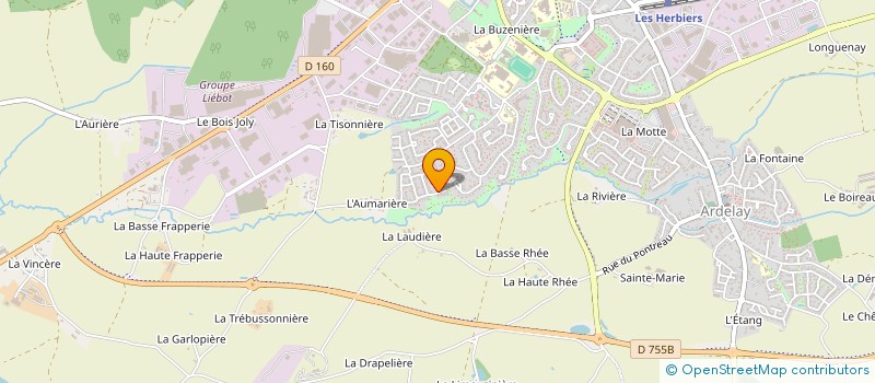 localisation de l'entreprise MAREOLYCE à LES HERBIERS