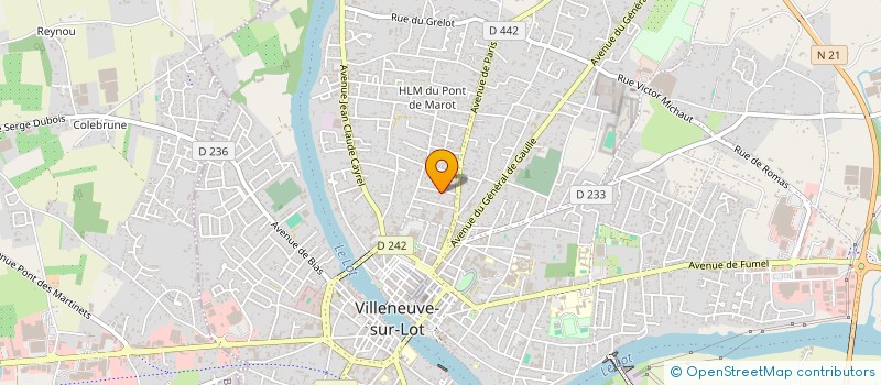 localisation de l'entreprise MARES  VILLENEUVE-SUR-LOT