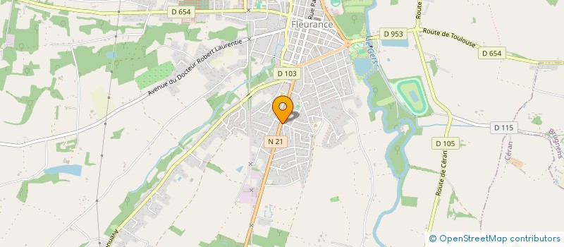 localisation de l'entreprise MARES  FLEURANCE