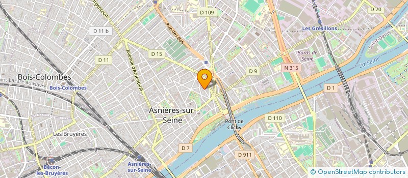 localisation de l'entreprise MARES à ASNIERES-SUR-SEINE