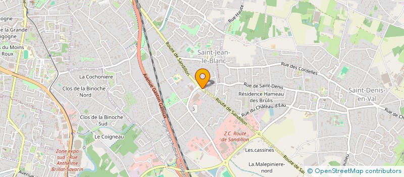 localisation de l'entreprise MARES à SAINT-JEAN-LE-BLANC