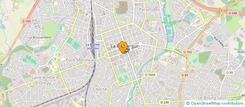 localisation de l'entreprise MARES & CO  LA ROCHE-SUR-YON