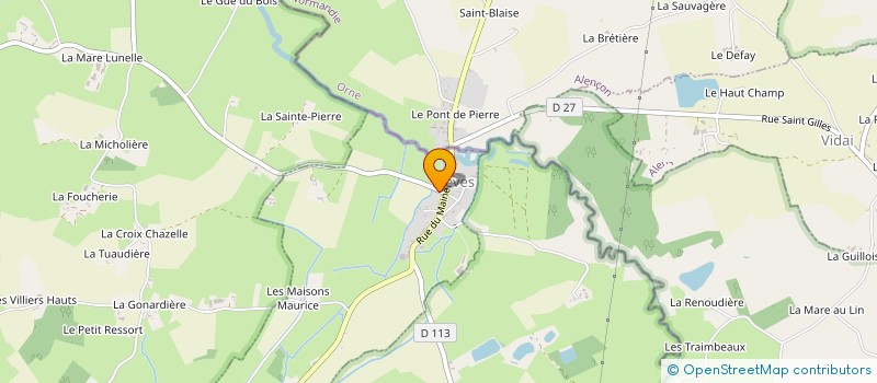 localisation de l'entreprise MARES JUMELLES  BLEVES