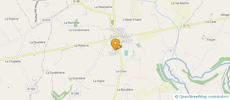 localisation de l'entreprise MARESCOT  SAINT-DENIS-LE-GAST