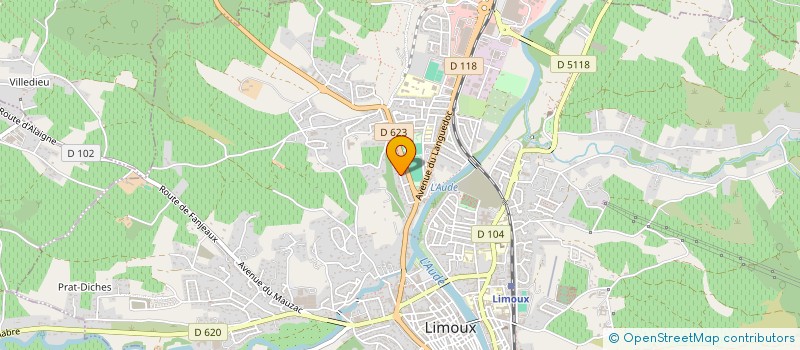 localisation de l'entreprise MARESME 5  LIMOUX