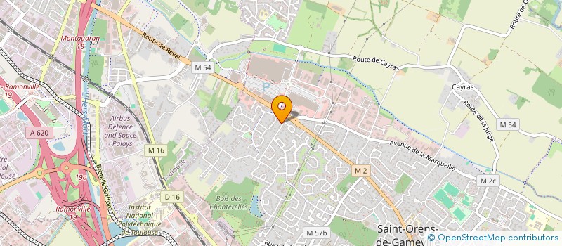 localisation de l'entreprise MARESOL à SAINT-ORENS-DE-GAMEVILLE