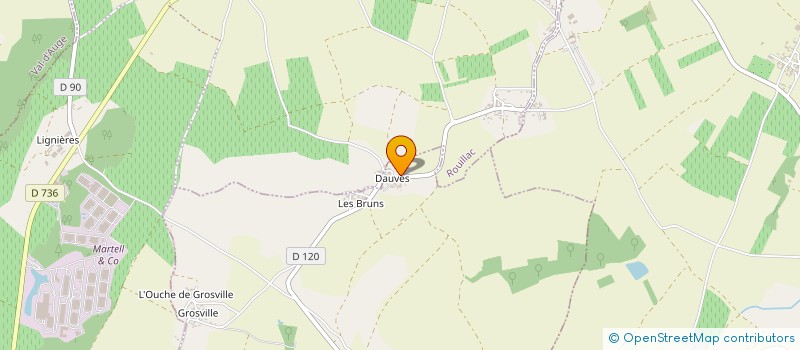 localisation de l'entreprise MARESSA à SAINT-CYBARDEAUX