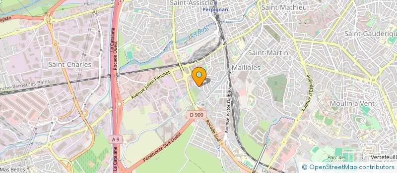 localisation de l'entreprise MAREST  PERPIGNAN