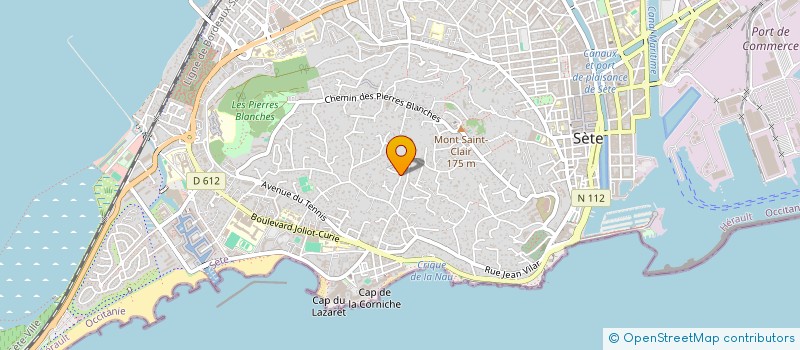localisation de l'entreprise MARET à SETE