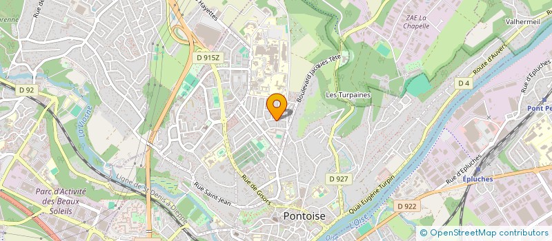 localisation de l'entreprise MARET - BARTHELEMY INDIVISION  PONTOISE