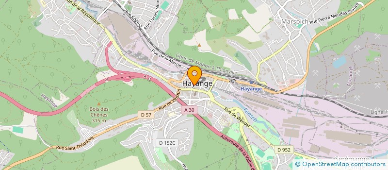 localisation de l'entreprise MARETHIS  HAYANGE