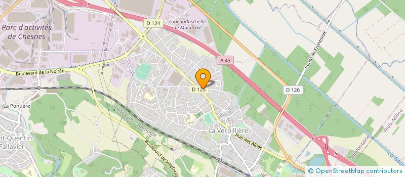 localisation de l'entreprise MARETI  LA VERPILLIERE