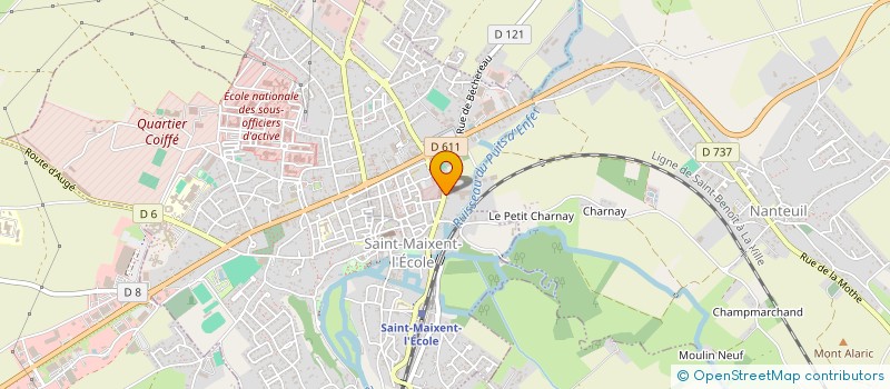 localisation de l'entreprise MARETTE à SAINT-MAIXENT-L'ECOLE