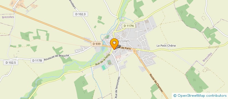localisation de l'entreprise MARETTE à BREZOLLES