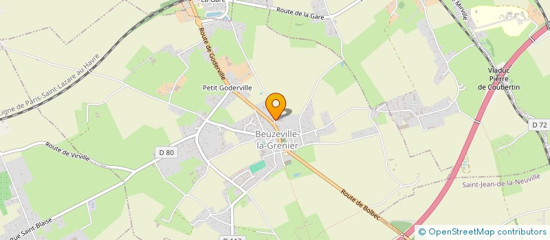 localisation de l'entreprise MARETTE BOIS & MATERIAUX  BEUZEVILLE-LA-GRENIER