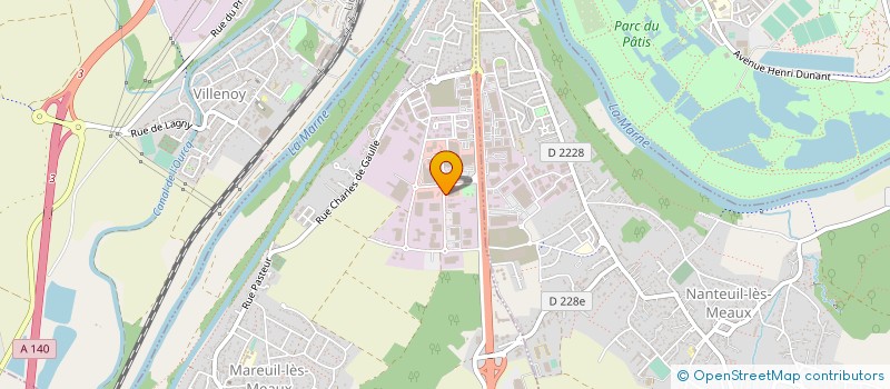 localisation de l'entreprise MAREUIL AUTO PARTS à MAREUIL-LES-MEAUX
