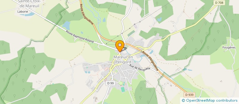 localisation de l'entreprise MAREUIL TRANSPORTS  MAREUIL EN PERIGORD
