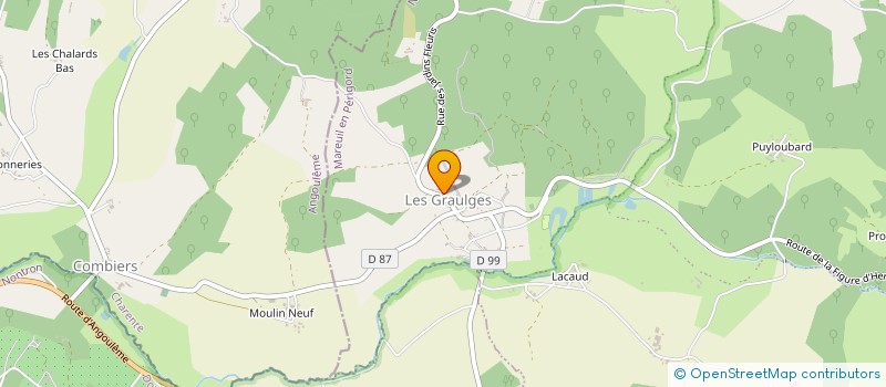 localisation de l'entreprise MAREUIL VOLLEY BALL MVB  MAREUIL EN PERIGORD