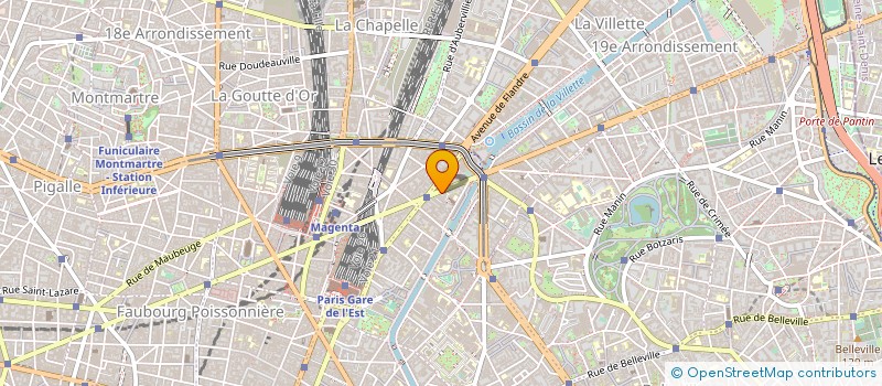 localisation de l'entreprise MAREV à PARIS