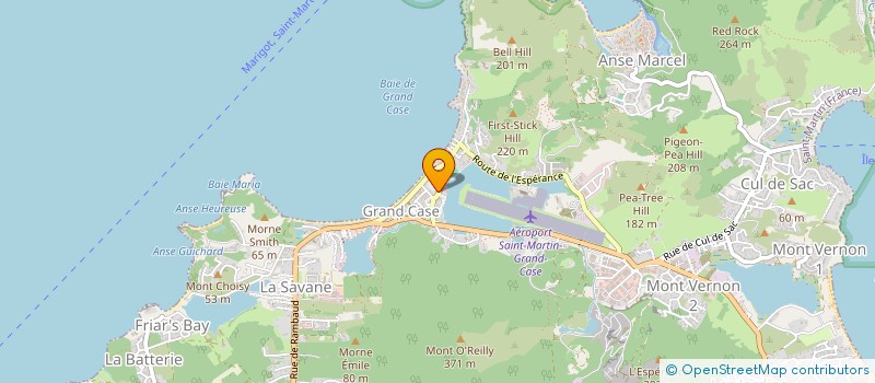 localisation de l'entreprise MAREVA à SAINT MARTIN