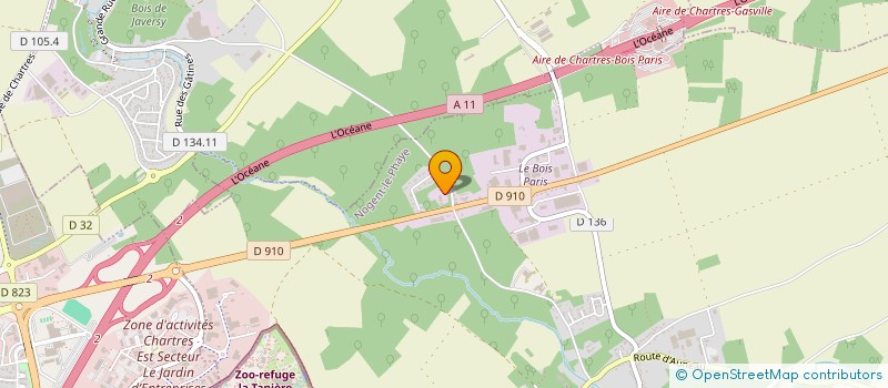 localisation de l'entreprise MAREVA à NOGENT-LE-PHAYE