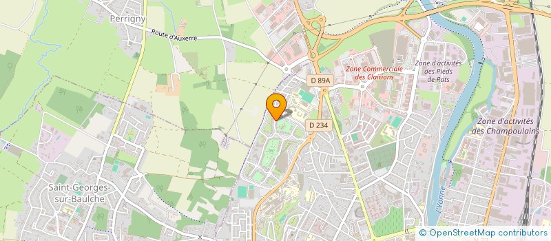 localisation de l'entreprise MAREVA à AUXERRE