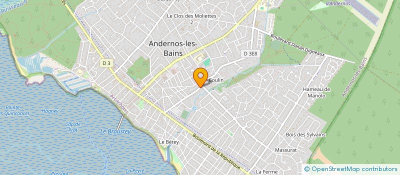 localisation de l'entreprise MAREVA  ANDERNOS-LES-BAINS