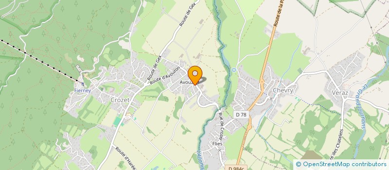 localisation de l'entreprise MAREVA à CROZET